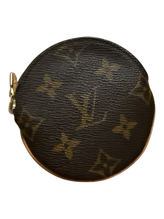 Louis Vuitton Handbags - Louis Vuitton Monogram Round Coin Pouch - Brown with Gold Hardware